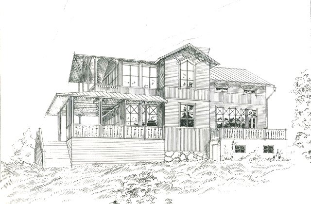 Illustration av Villa Berglund